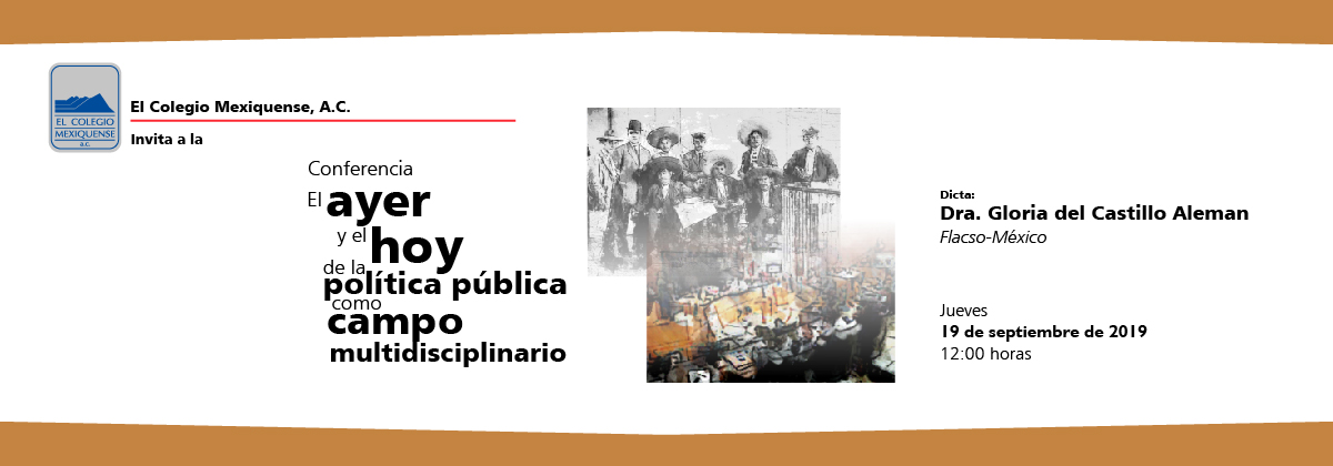 Conferencia: El ayer y el hoy de la política pública como campo multidisciplinario