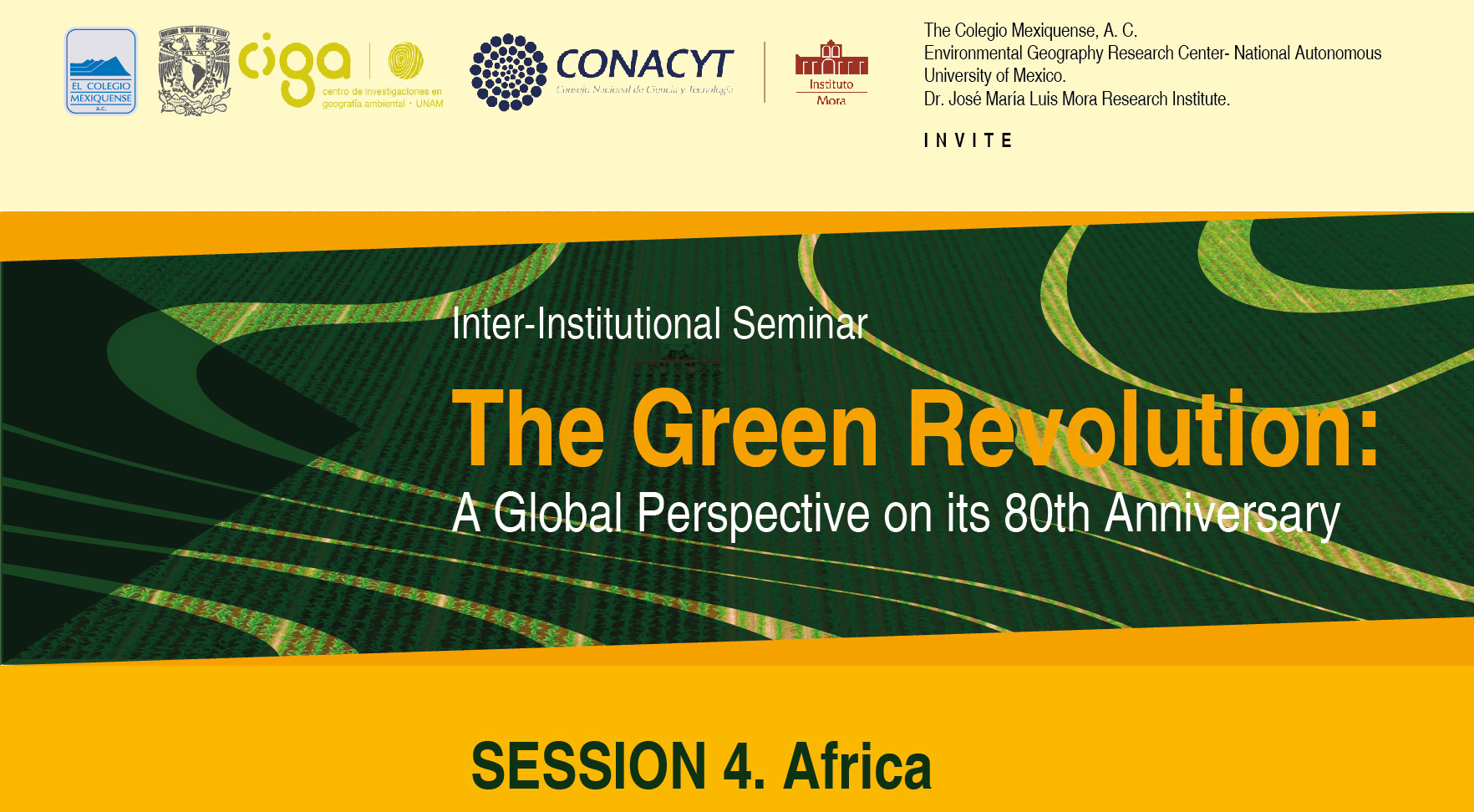 Session 4. Africa. The Green Revolution: A Global Perspective on its 80th Anniversary
