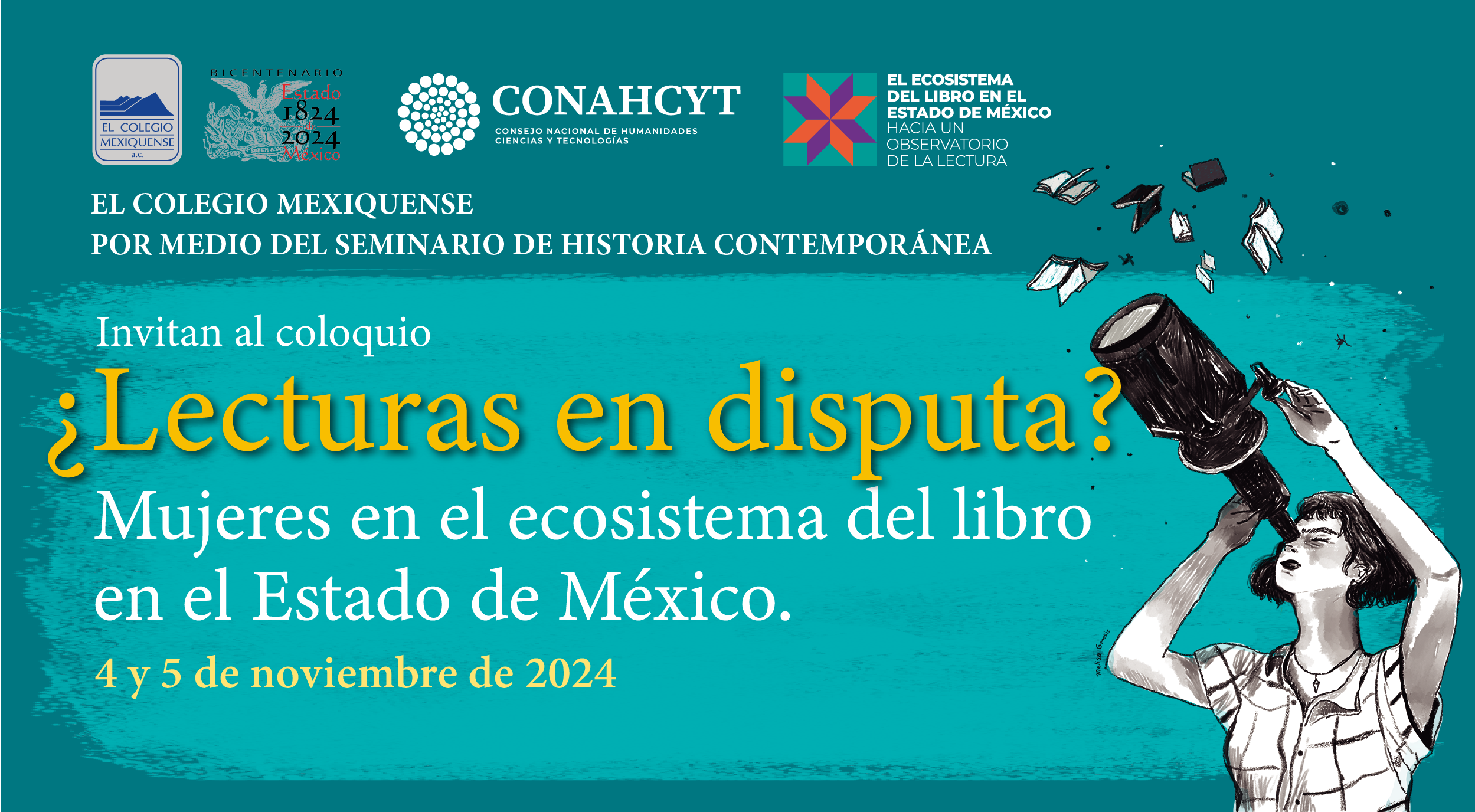 Coloquio. ¿Lecturas en disputa? Mujeres en el ecosistema del libro en el Estado de México