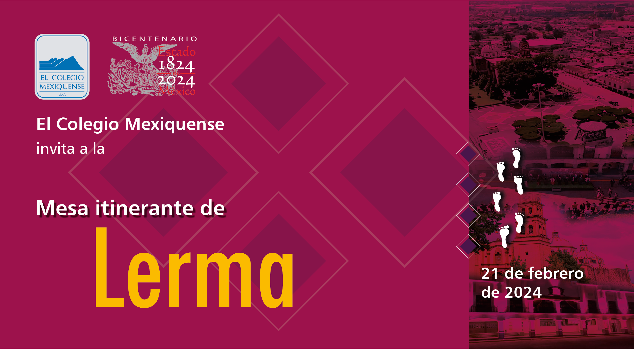 Organiza El Colegio Mexiquense Mesa Itinerante dedicada a Lerma, el miércoles 22 de febrero